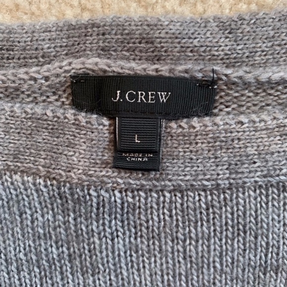 NWOT, J.Crew Striped Boatneck Sweater - Picture 7 of 8